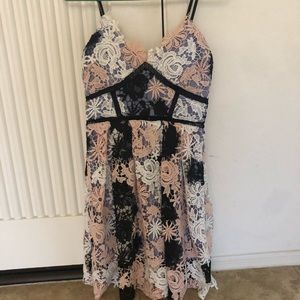 Lace dress . Fit and flare